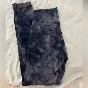 Lululemon tye-dye align leggings